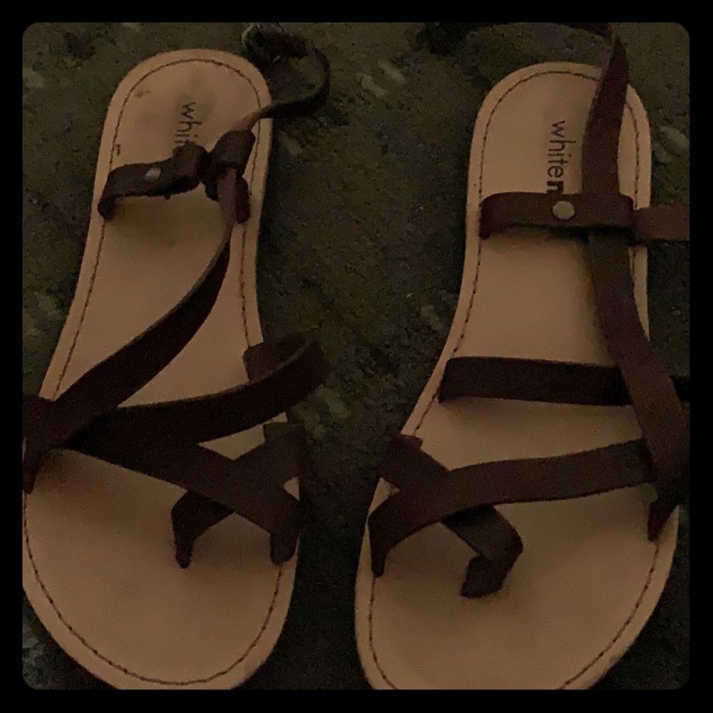 White Mt. sandals